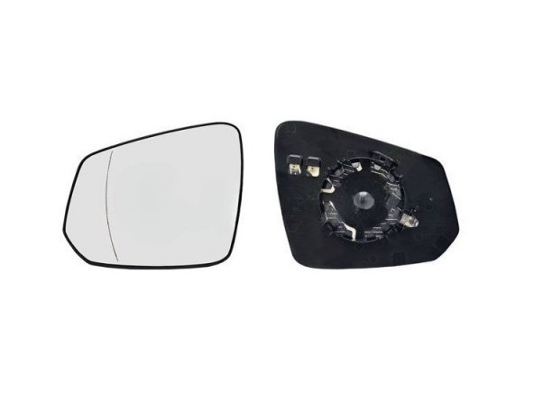 Acessar a peça Vidro + suporte do espelho retrovisor esquerdo, asférico, térmico (2 pinos)