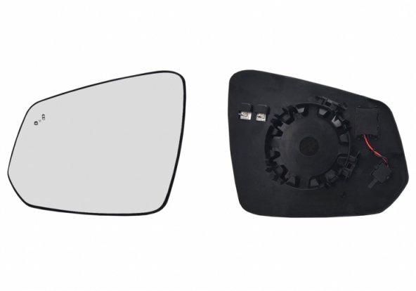Acessar a peça Vidro + suporte do espelho retrovisor esquerdo, convexo, aquecido, side (2 pinos)
