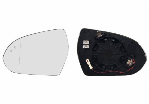 Acessar a peça Vidro + suporte do espelho retrovisor esquerdo, asférica, térmica, side (2 pinos) Acessar a peça Vidro + suporte do espelho retrovisor esquerdo, asférica, térmica, side (2 pinos)