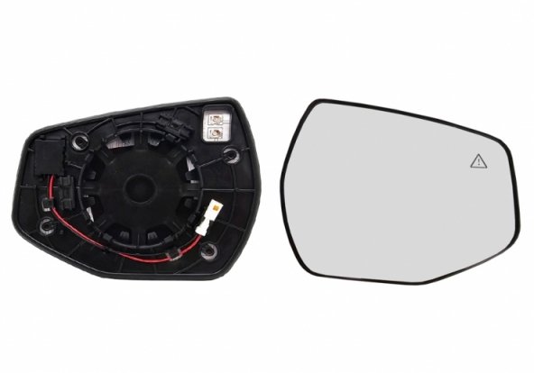 Acessar a peça Vidro + suporte do espelho retrovisor direito, convexo, aquecido, side (2 pinos)