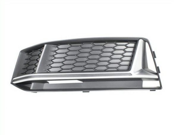 Acessar a peça Grelha para choques frente esquerdo, friso prateado (S-Line)