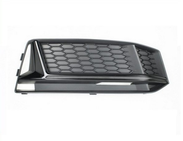 Acessar a peça Grelha para choques direito, friso preto brilhante (S-Line)