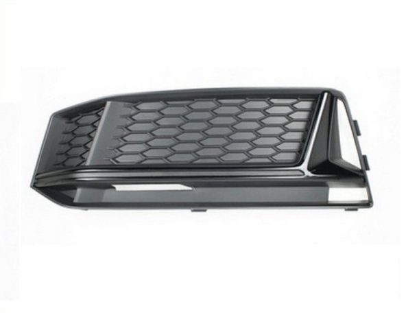 Acessar a peça Grelha para choques esquerdo, friso preto brilhante (S-Line)