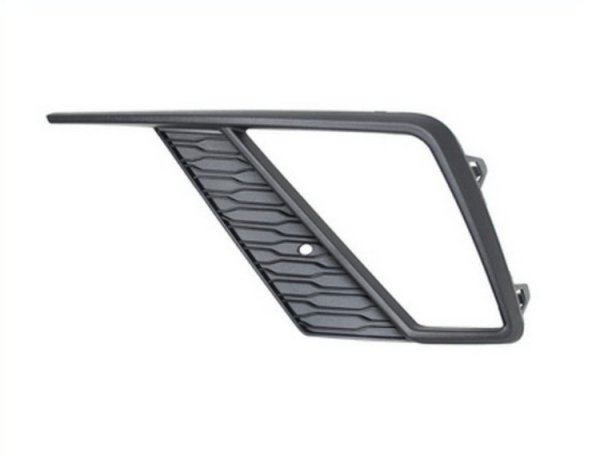 Acessar a peça Grelha para choques esquerdo, preta, aberta