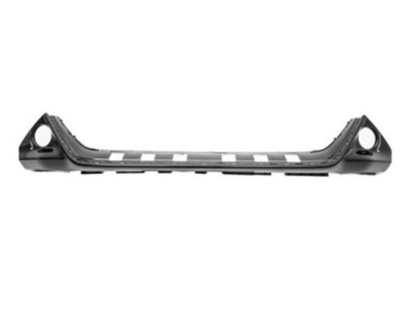 Acessar a peça Friso central para choques frente, preto, orifícios faróis nevoeiro