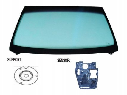 Acessar a peça Para-brisas acústico verde