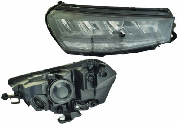 Acessar a peça Farol elétrico direito, LED (Motor)