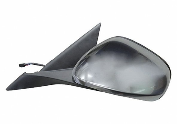 Acessar a peça Espelho retrovisor elétrico esquerdo, cromado, asférico, azul, aquecido