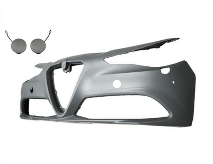 Acessar a peça Para choques frente preparado, orifícios sensores, orifícios lava-farol