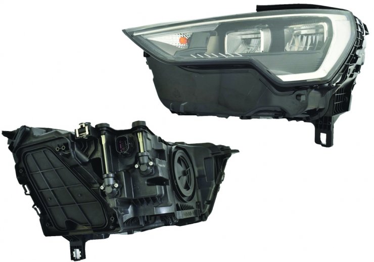 Acessar a peça Farol elétrico direito, LED (Motor)