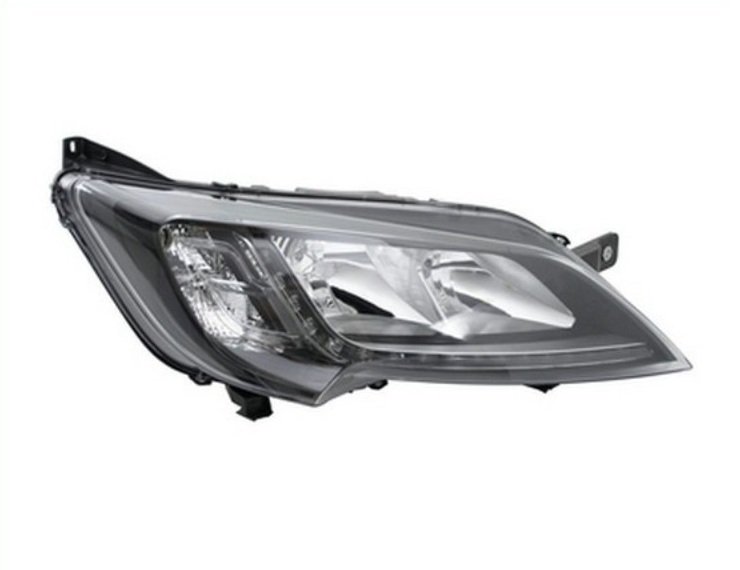 Farol elétrico direito, preto, H7+H7, LED, luz de curva (Motor) FIAT-DUCATO  pour OPEL MOVANO  pour OPEL MOVANO