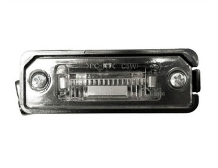 Acessar a peça Luz matrícula com lâmpada