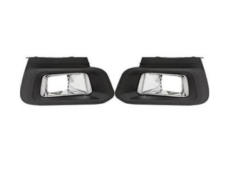 Acessar a peça Kit grelha para choques, preto, orifício farol nevoeiro, para LED