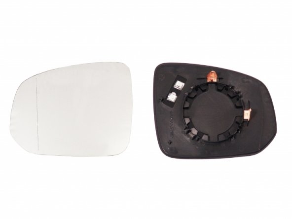 Acessar a peça Vidro + suporte espelho retrovisor esquerdo, asférico, aquecido Acessar a peça Vidro + suporte espelho retrovisor esquerdo, asférico, aquecido