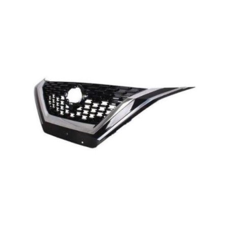 Acessar a peça Grelha preta, com friso cromado Acessar a peça Grelha preta, com friso cromado