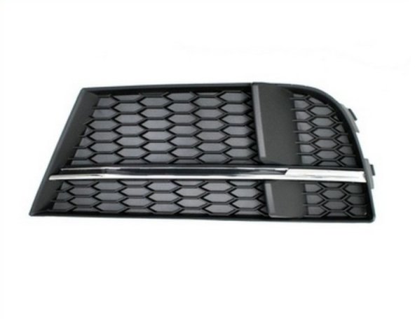 Acessar a peça Grelha para choques frente esquerdo, preto (S-Line)