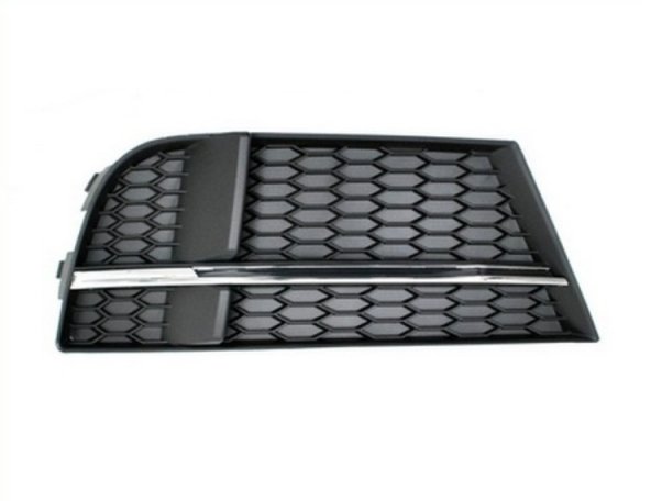 Acessar a peça Grelha para choques frente direito, preto (S-Line)