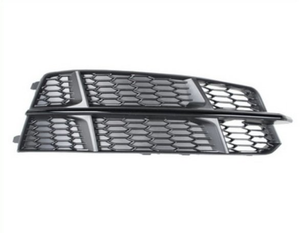 Acessar a peça Grelha para choques direito, preta (S-Line)