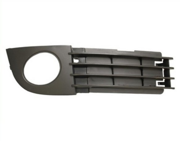 Acessar a peça Grelha para choques direito, preta, aberta