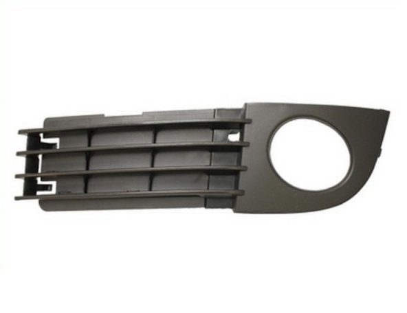 Acessar a peça Grelha para choques esquerdo, preta, aberta