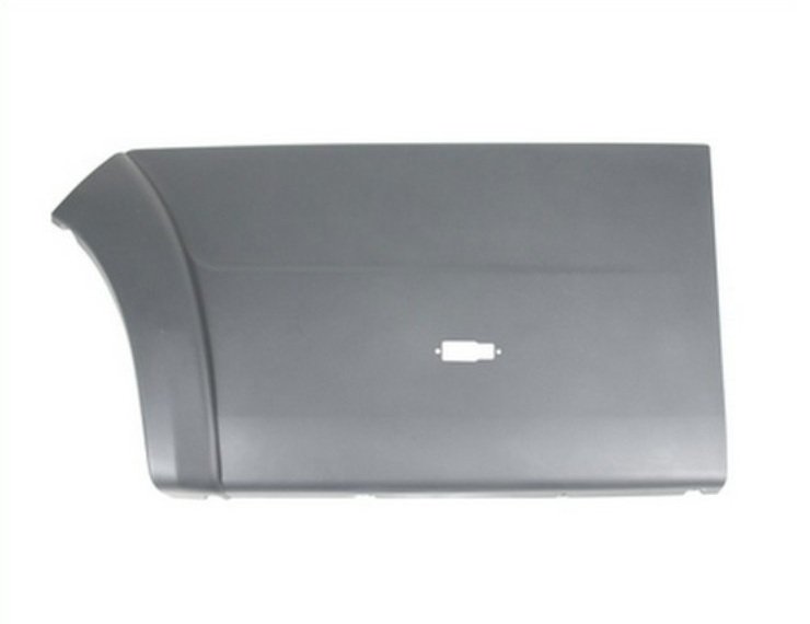 Acessar a peça Friso guarda lamas traseiro esquerda, cinzenta, com clipes