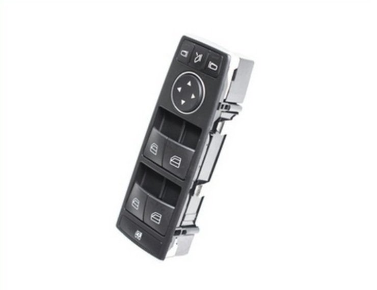 Acessar a peça Painel 4 interruptores elevador vidro dianteiro esquerdo, fechadura manual espelho (3 pinos)