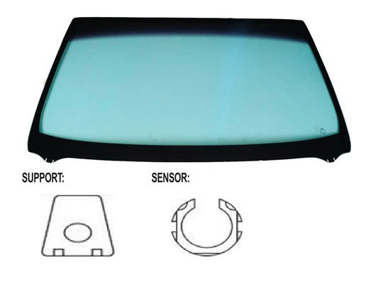 Para-brisas verde, controlo solar, sensor chuva/luz ALFA ROMEO-MITO  pour ALFA ROMEO MITO   pour ALFA ROMEO MITO