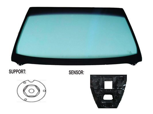 Acessar a peça Para-brisas verde acústico (Mod. Carrinha)