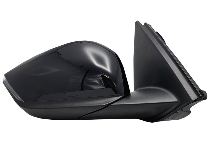 Acessar a peça Espelho retrovisor elétrico direito, convexo, aquecido, rebatível, com indicador, sonda, cortesia, preto brilhante (12 pinos)