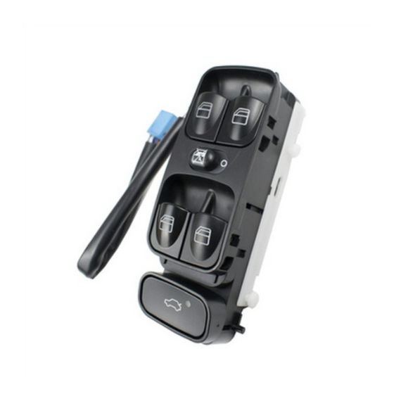 Acessar a peça 4 Interruptores elevador de vidro frente esquerdo, preto, com fios (9 pinos)