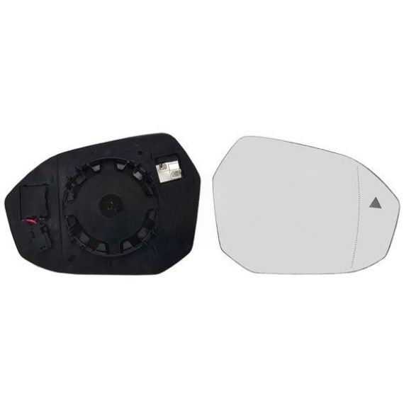 Acessar a peça Vidro + suporte espelho retrovisor direito, asférico, aquecido, side
