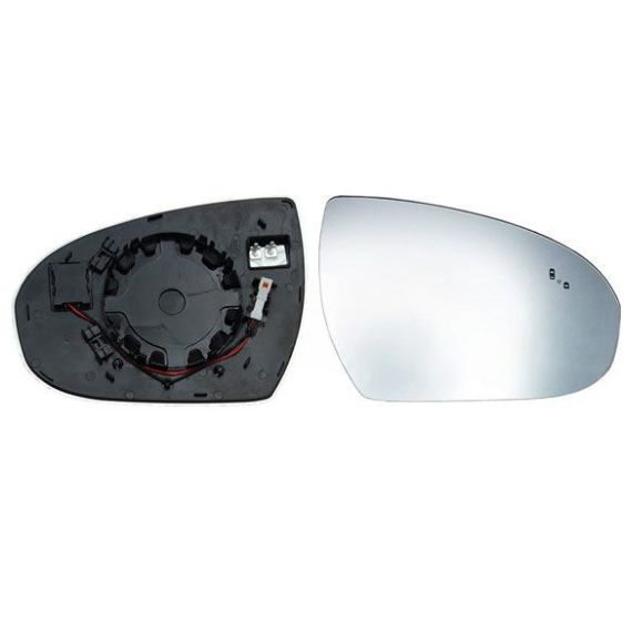 Acessar a peça Vidro + suporte espelho retrovisor direito, convexo, aquecido, side
