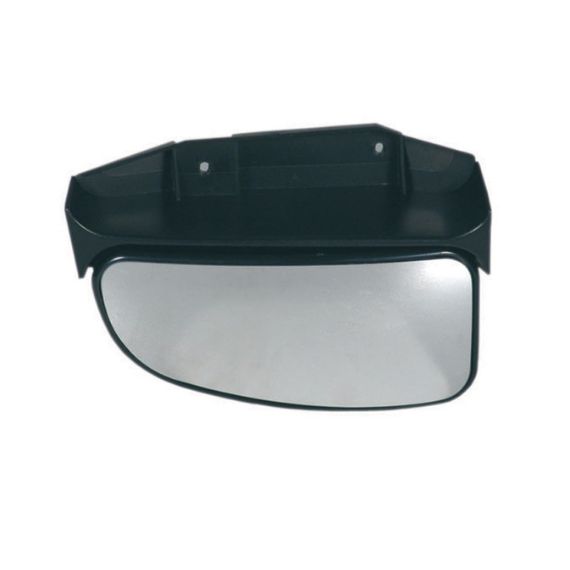 Vidro + suporte espelho retrovisor esquerdo, convexo (Pequeno) (A partir de 1999)