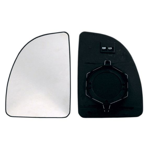 Vidro + suporte espelho retrovisor direito, aquecido, convexo (grande) (a partir de 1999)