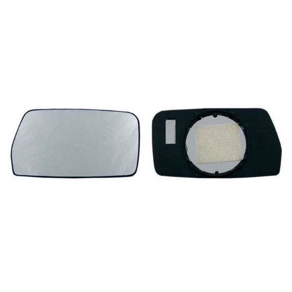 Vidro + suporte espelho retrovisor esquerdo, convexo