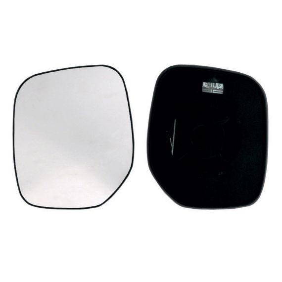 Vidro + suporte espelho retrovisor esquerdo, convexo, aquecido
