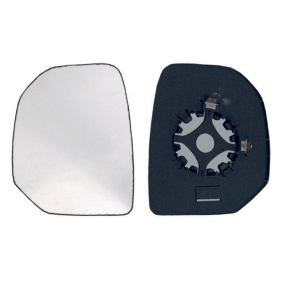 Vidro + suporte espelho retrovisor esquerdo, convexo