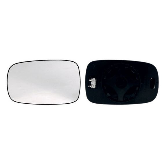 Vidro + suporte espelho retrovisor, reversível, aquecido, convexo