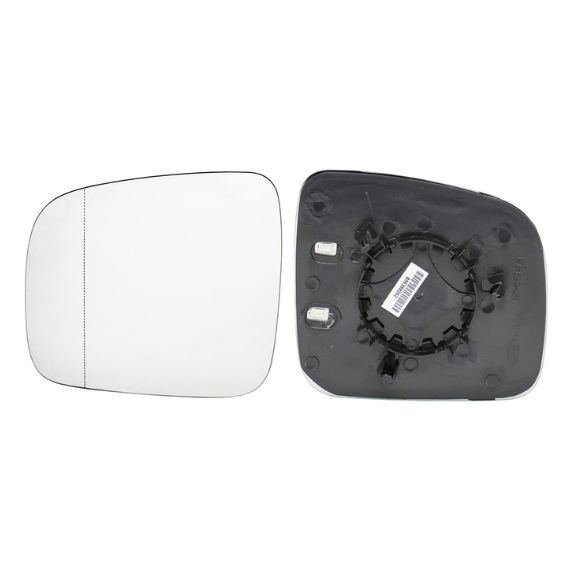 Vidro + suporte espelho retrovisor esquerdo, aquecido, asférico