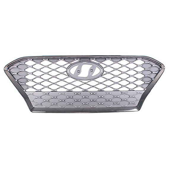 Acessar a peça Grelha prateada