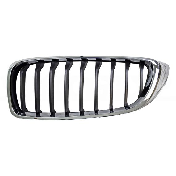 Acessar a peça Grelha esquerda, preta (M-Tech)