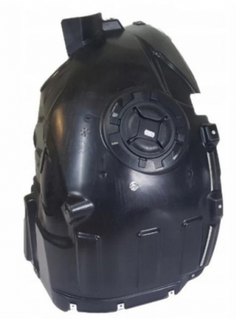 Acessar a peça Cava de roda frente direita, parte dianteira, com clipes