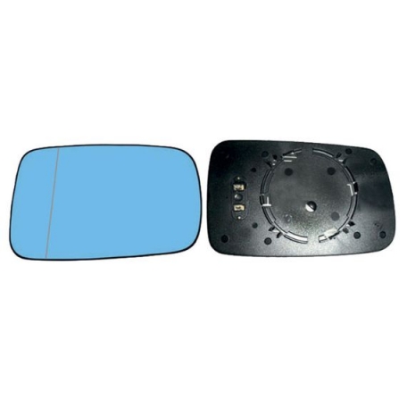 Acessar a peça Vidro azul + suporte espelho retrovisor esquerdo, asférico, azul, aquecido