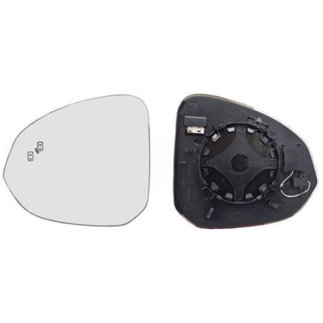 Acessar a peça Vidro + suporte espelho retrovisor esquerdo, convexo, aquecido, side Acessar a peça Vidro + suporte espelho retrovisor esquerdo, convexo, aquecido, side