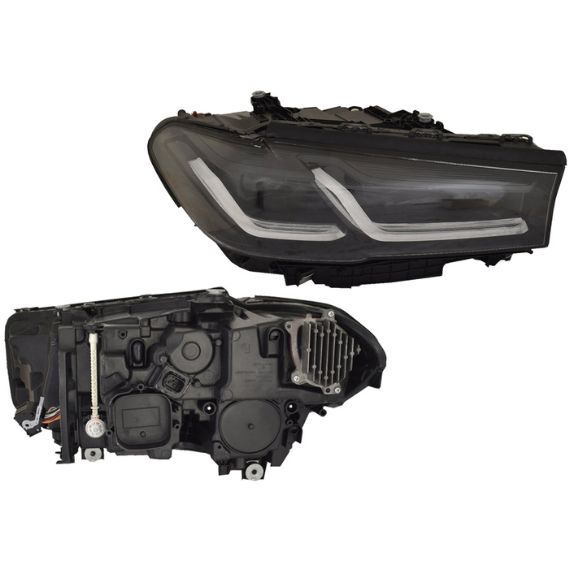 Acessar a peça Farol elétrico direito, LED (Motor)