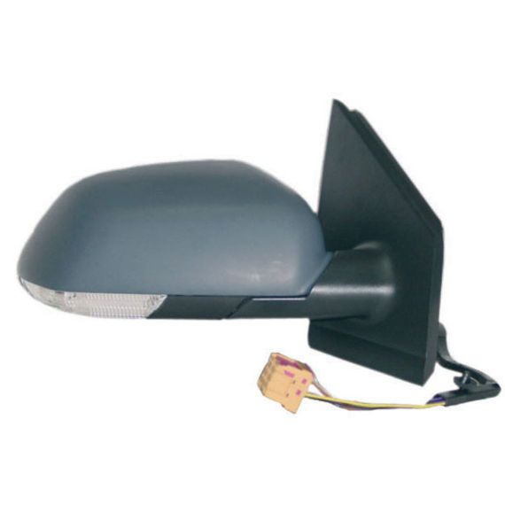 Espelho retrovisor direito elétrico, convexo, aquecido, preparado, com pisca