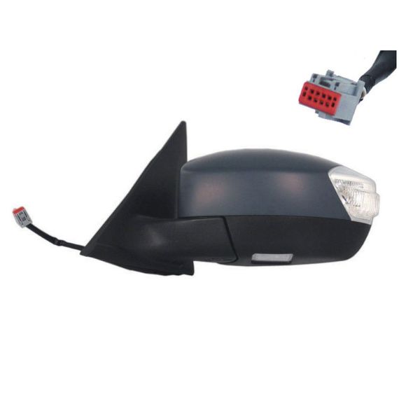 Acessar a peça Espelho retrovisor esquerdo elétrico, asférico, aquecido, preparado, com pisca, cortesia (7 pinos)