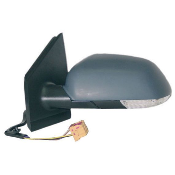 Espelho retrovisor esquerdo elétrico, aquecido, revestido, asférico, com pisca
