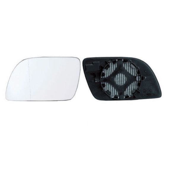 Vidro + suporte espelho retrovisor esquerdo, asférico VOLKSWAGEN-POLO pour VOLKSWAGEN POLO  pour VOLKSWAGEN POLO