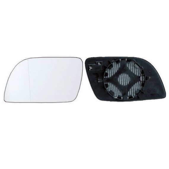 Vidro + suporte espelho retrovisor esquerdo, asférico, aquecido VOLKSWAGEN-POLO pour VOLKSWAGEN POLO  pour VOLKSWAGEN POLO